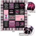 thumbnail image 4 of Best Grandma Blanket Gifts from Grandchildren Grandma Mothers Day Christmas Birthday Gifts | Best Grandma Ever Blanket Throw Blanket Presents Bday Gifts from Grandaughter Grandson 50\u201d X 60\u201d, 4 of 6