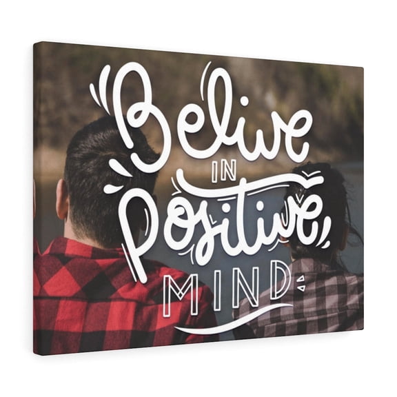 Inspirational Wall Art Believe In Positive Mind Wall Art Motivational Motto Inspiring Prints Artwork Decor Ready to Hang Unframed