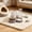 Purple, variant on Cififendec 2-in-1 Pet Feeder and Waterer, 10.63"×7.09", No-Spill Cat and Dog Bowl Set, Detachable Food and Water Station for Small Pets with Auto Water Refill(Green)