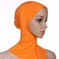 thumbnail image 3 of Miaocao 5 Pack Womens Muslim Mini Hijab Caps Solid Color Modal Islamic Neck Cover Under Scarf Head Wear Cap, 3 of 7