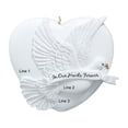 thumbnail image 4 of Personalized Memorial Christmas Ornament - In Loving Memory Gifts, In Memory of Loved One Gifts, Bereavement Ornament, In Remembrance Gifts, Sympathy Gift - In Our Hearts Dove - Free Customization, 4 of 10
