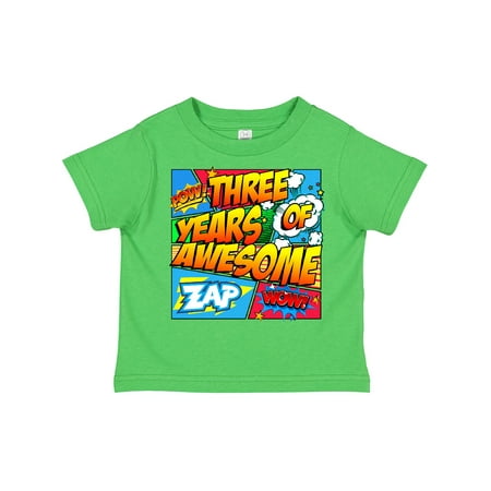 

Inktastic Three Years of Awesome Gift Toddler Boy or Toddler Girl T-Shirt