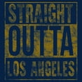 thumbnail image 3 of UGP Campus Apparel Straight Outta Los Angeles - LA Football Pride Hoodie - Large - Navy w/Old Gold Print, 3 of 6