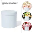 thumbnail image 2 of Milisten Flowers Gift Box Packaging Box Flower Bouquet Paperboard Round Flower Bucket, 2 of 6