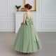 thumbnail image 3 of Vestido KAQININI de tul satinado para niña con flores, fiesta de boda, 3 of 8