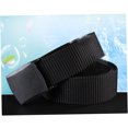 thumbnail image 4 of unbranded Cinturón Para De Nylon Con De Plástico Negro Resistente Y Transpirable Casual Y Cómodo, 4 of 8