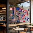thumbnail image 5 of 4th of July Decorations Window Clings,Firework Watercolor Double-Sided Sticker,250th Anniversary Independence Day Memorial Day Home Office Party Decor, 5 of 6