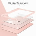 thumbnail image 4 of DTTOCASE iPad 6th / 5th Generation Case,iPad Air 2 & 1 Case,Clear 9.7 Inch Cover-Rose Gold, 4 of 7