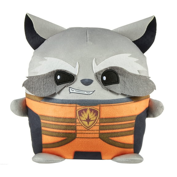 Marvel Cuutopia Plush Rocket, 7-in Soft Rounded Pillow Doll, Collectible Superhero Stuffed Animal