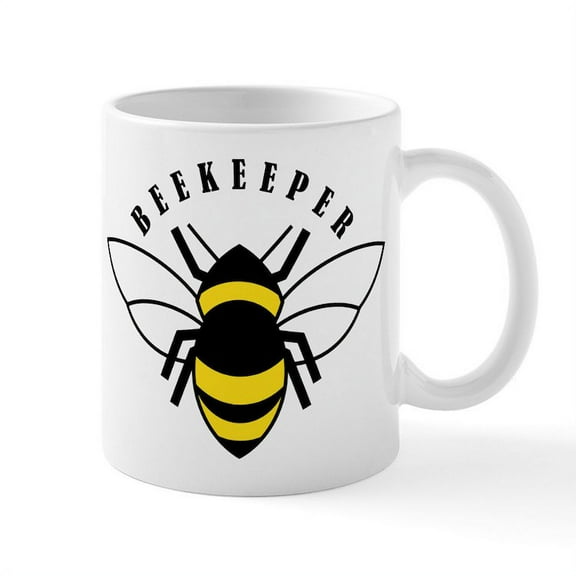 CafePress - Beekeeper Mugs - 11 oz Ceramic Mug - Novelty Coffee Tea Cup