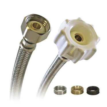Fluidmaster 4T20UCSRP4 Universal Click Seal 20" Stainless Steel Toilet Connector