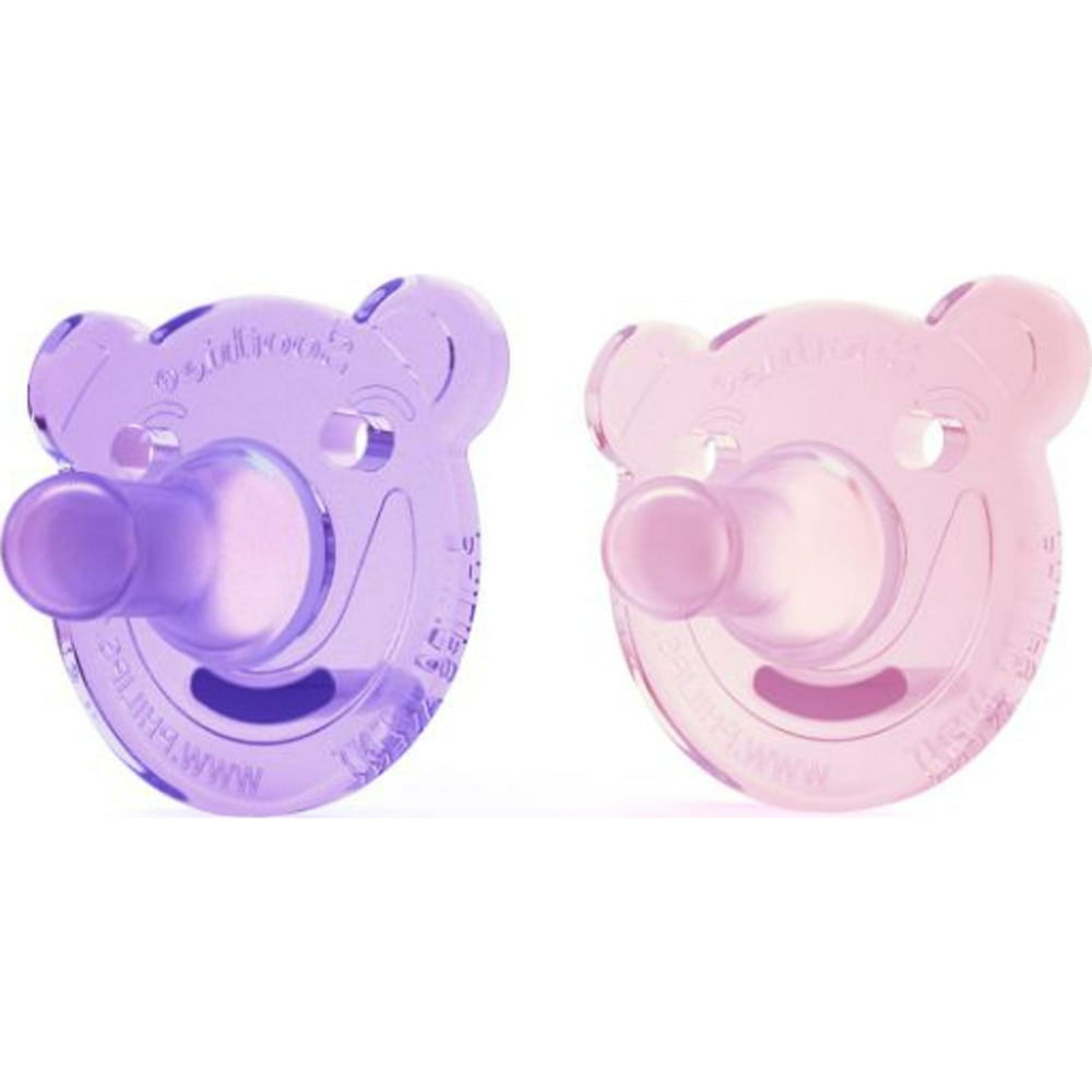 Philips Avent Soothie Shape, 0-3 months, pink/purple, 2 pack, SCF194/02