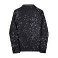 thumbnail image 5 of Men's Performance Long Sleeve T Shirt Beaded Bright Stand Collar Base Shirt Comfortable Breathable Athletic Fit Mens Casual Crew Neck Basic Tees, 5 of 5