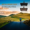 thumbnail image 4 of Metal Cycling Brake Pad Replacement Mountain Bike Pads Lightweight Fitness, 4 of 6