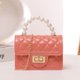 thumbnail image 1 of Bolso de hombro compuesto para mujer Cadena de perlas duradera PVC resistente a los arañazos Lady Bags FLhrweasw Nuevo, 1 of 9