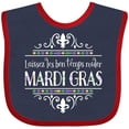 thumbnail image 3 of Inktastic Laissez Les Bon Temps Rouler Mardi Gras Boys or Girls Baby Bib, 3 of 4
