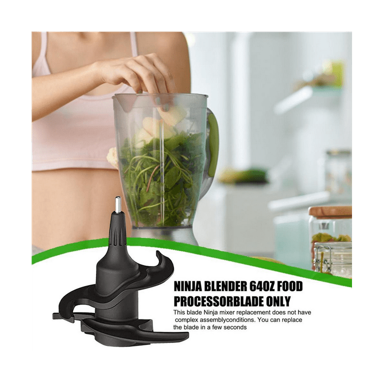 Replacement Ninja Blender Blade For Ninja Blender Replacement Parts  Compatible With Ni-Nja 64 Oz Pitcher BN601 BN801