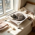 thumbnail image 6 of Yhmxh Elevated Dog Bed, Cooling Raised Pet Cot with Removable Washable Cover and No-Slip Feet, Breathable Cooling Pet Bed for Small Dogs and Cats for Indoor and Outdoor Use, 6 of 7