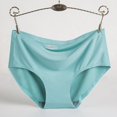 thumbnail image 1 of Ropa interior de seda de hielo para mujer, sin costuras, de una pieza, transpirable, de cintura media, sexy, bragas para mujer, 1 of 5