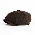 thumbnail image 3 of FINALGANG Womens Mens Solid Color Satin Newsboy Cap Smooth Soft Adjustable Fit Sleek Casual Hat For Daily Formal Wear Stylish Headwear, 3 of 3