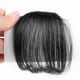 thumbnail image 5 of Extensiones de cabello con clip de una pieza, flequillo fino, postizos naturales (negro), 5 of 5