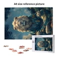 thumbnail image 6 of Disketp Starry Sky Meditating Lion Custom Puzzle Personalized Puzzles 1000 Pieces, Customized Picture Puzzle for Adult and Teens((29.5×19.7in, Vertical), 6 of 9
