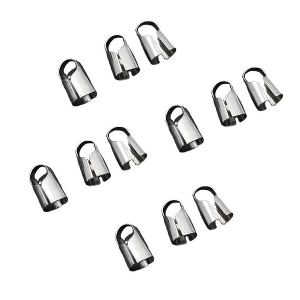 Sonducket 100 piezas de cierre de repuesto de cabeza redonda galvanizada para hacer joyas, pulsera, collar, gancho de cadena, hallazgos DIY Ropa, zapatos y accesorios Miscelánea Sonducket AP016234-01