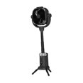 thumbnail image 1 of Ventilador de Camping recargable de 10M, ventilador de techo con Control remoto, ventilador de escritorio con cabezal giratorio Negro, 1 of 8