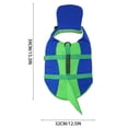 thumbnail image 3 of Dog Life Jackets, Cute Shark Dog Life Jacket with Chin Float, Superior Buoyancy & Rescue Handle, Dog Life Vests for Boating Swimming, Adjustable Dog Swim Vest for Small Medium Large Dogs - Blue - M, 3 of 9