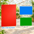 Red Extra Large Silicone Craft Mat 36x24 Inch For Painting Clay Arts ...