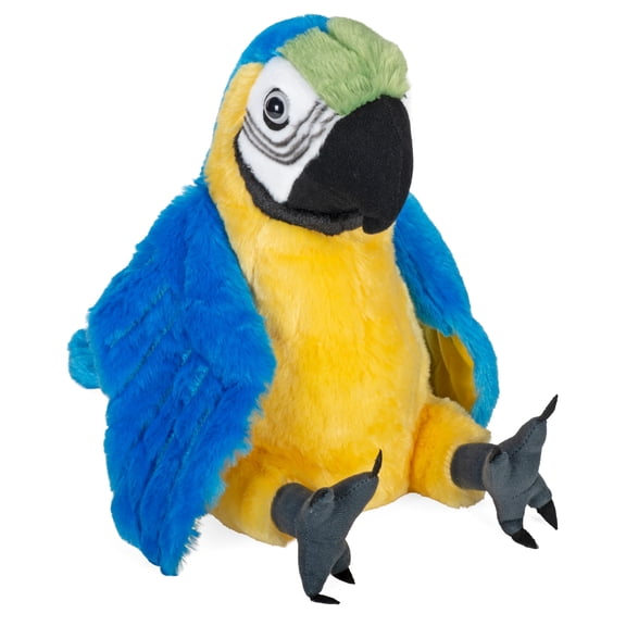 Wild Republic Macaw Parrot Plush, Stuffed Animal, Plush Toy, Gifts For Kids, Cuddlekins 12 Inches