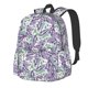 thumbnail image 1 of Disketp Lavender Flowers Mochila Escolar de Gran Capacidad y Peso Ligero, Mochila de Viaje Ideal para Escuela, Trabajo y Uso Diario, Cómoda y con Estilo, 1 of 8