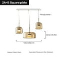 thumbnail image 2 of Arturesthome Nordic Creative Cream Style Glass Pendant Light Simple Aisle Cafe Decorative Lamp, 2 of 15