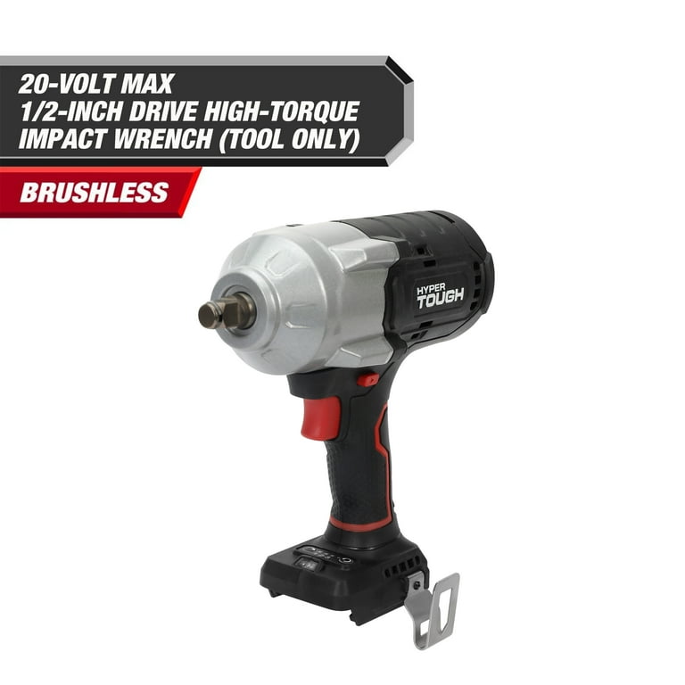 Hyper Tough 20V Max Brushless 1/2 in. Impact Wrench, 900 ft.-lbs. photo 1