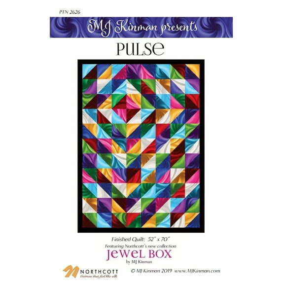 Jewel Box - Pulse Quilt Pattern by MJ Kinman