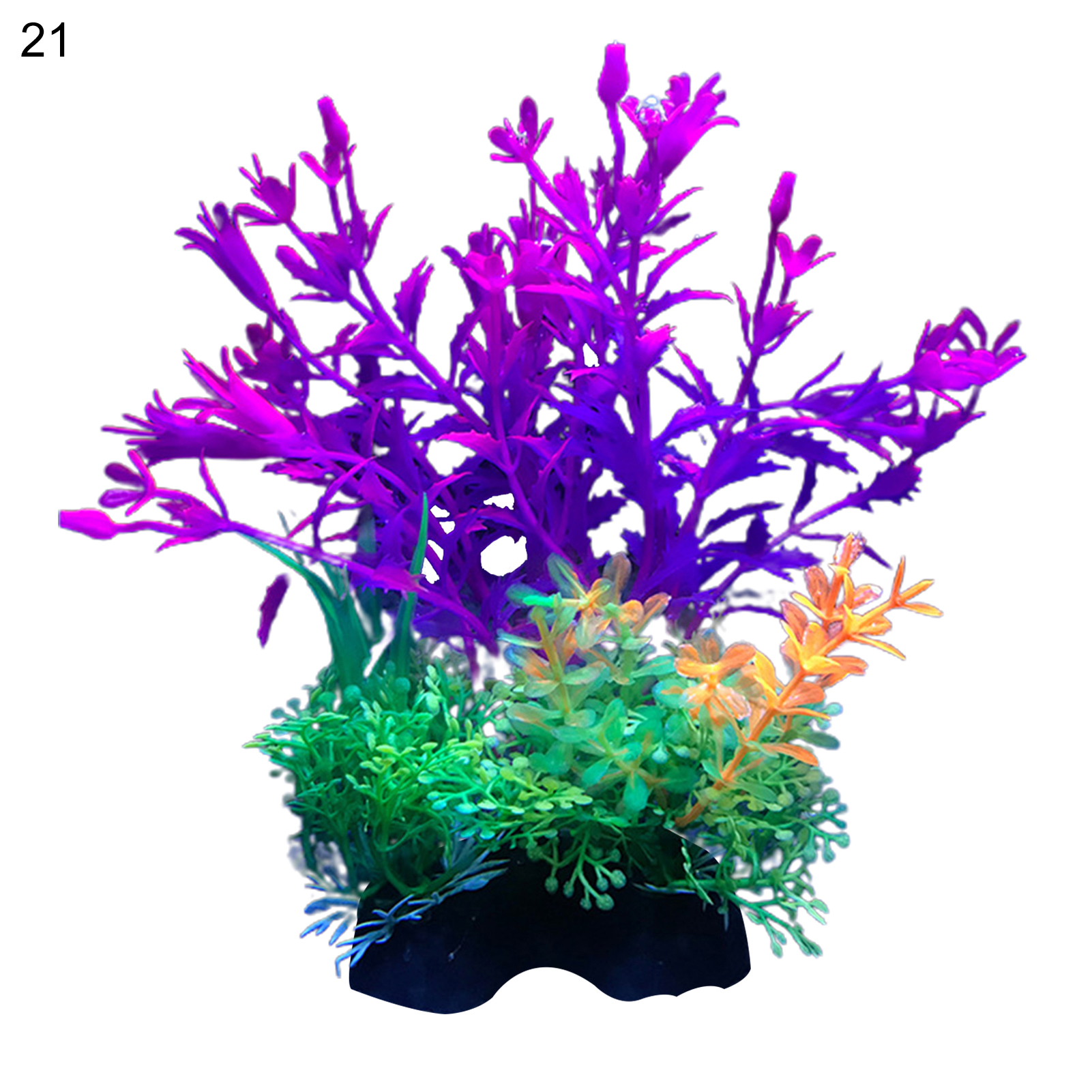 Artificial Plant Aquarium Ornament, High Simulation Plastic Harmless