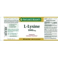 thumbnail image 6 of NATURE'S BOUNTY L-LYSINE 1000 MG TABLETS 60 COUNT Pack of 4, 6 of 6