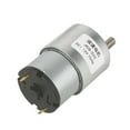 thumbnail image 1 of Moteur à Engrenages DC 6V/12V/24V 7RPM à 960RPM Boîte de Vitesses à Couple Élevé JGB37-520 Moteur à Réduction Électrique Réversible, Facile à Installer, 1 of 6