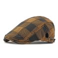 thumbnail image 1 of Stylish Men's British Retro Plaid Beret for Spring and Fall Ideal for Sun, 1 of 3