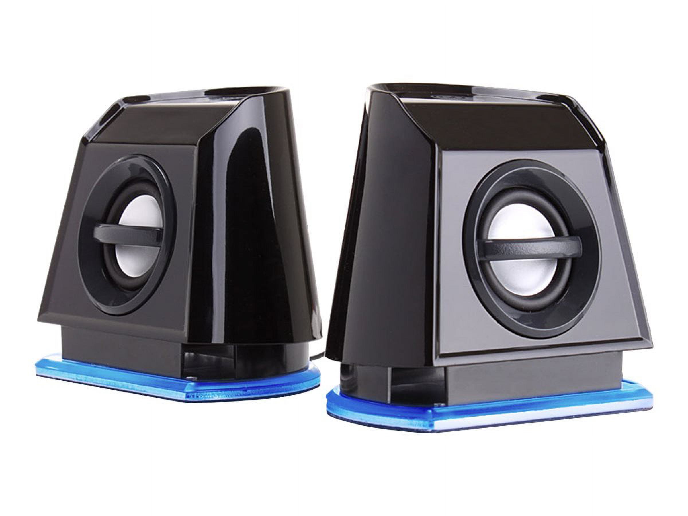 GOgroove BassPULSE 2MX Computer Speakers with Red LED Accents, USB Connection and Passive Subwoofer - image 2 of 4