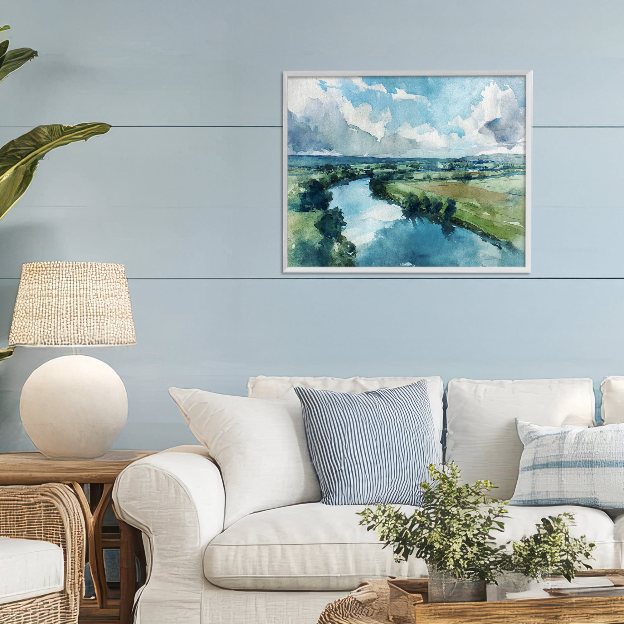 Stupell Industries In The Wild Flow White Framed Giclee Art, design by Svetlana Aleynikova