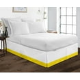thumbnail image 2 of SGI Bedding 16 Inch Dual Tone Bed Skirt | Microfiber Bed Skirt | Fade Resistant, Wrinkle Free, Anti-static, Decorative, Extra Storage Space, Clutter-Free | King, Yellow, 2 of 7