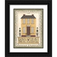 thumbnail image 1 of Shamp, Cindy 14x18 Black Ornate Wood Framed with Double Matting Museum Art Print Titled - Yellow House Welcome, 1 of 4