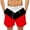 Red#usa board shorts men, variant on LMKIHUSA Summer Shorts Men Elastic Elastic Waist Drawstring Shorts Quick Dry Vacation Beach Shorts Stretchy Lounge 2025 Shorts Tropical Board Shorts Multicolor,L