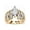 14k Gold-Plated Sterling Silver, variant on PalmBeach Jewelry 3.87 TCW Marquise-Cut Cubic Zirconia Engagement Anniversary Ring in Platinum-Plated or Gold-Plated Sterling Silver