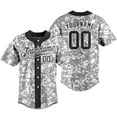 thumbnail image 2 of LS Custom Unisex Baseball Jersey  Camouflage T-shirts Breathable Sportswear Team Traning Uniform  Personalized Name Logo Number, 2 of 6