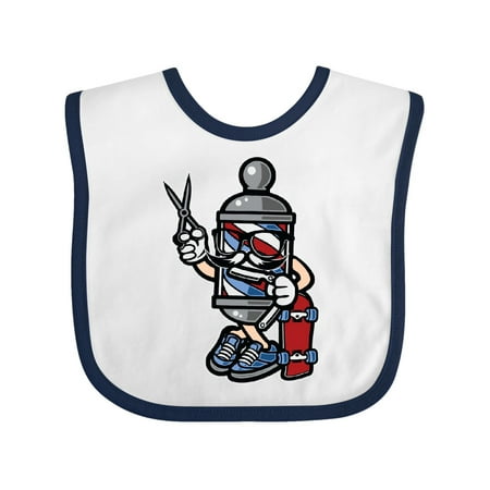 

Inktastic Barber Skater Gift Baby Boy or Baby Girl Bib