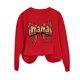 thumbnail image 5 of Xuyuer Women's Printed Long Sleeve Round Neck Casual Hoodless Sweatshirt, Comfortable Pullover Top for Mother's Day Gifts, Family Events and Relaxed Everyday Wear, 5 of 5