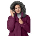 thumbnail image 4 of Woman Within Plus Size Quilt-Lined Taslon Anorak, 4 of 6