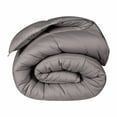thumbnail image 2 of Superior Basketweave Plush Down Alternative Comforter, Twin XL, Charcoal, 2 of 13